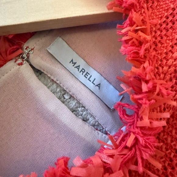 MARELLA size 2 GUC cotton blend tweed vibe mini Textured Dress - Picture 10 of 12